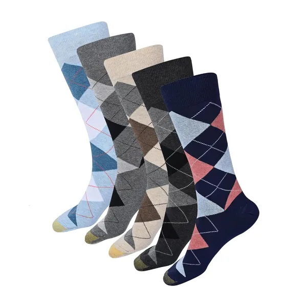 ME_STORES_Pack_of_5_Pairs_Mens_Combed_Cotton_Long_Full_Length_socks/Formal_Socks/Office_Socks/casual_(Free_Size)