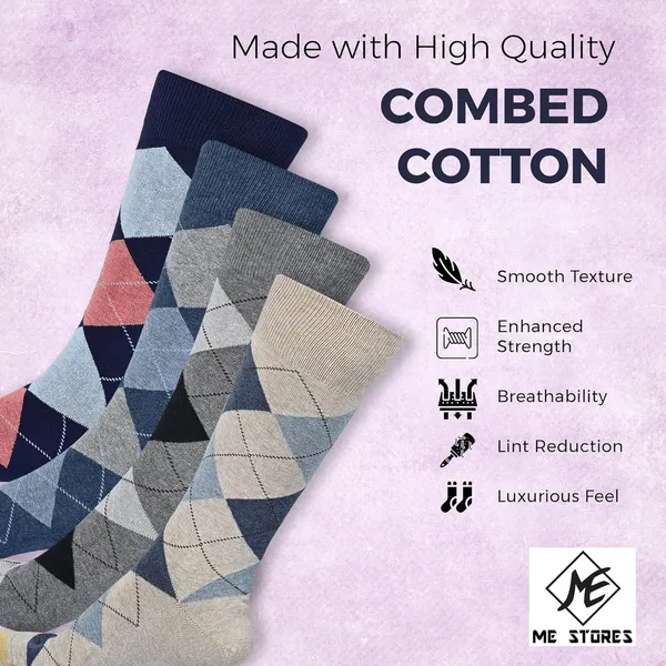 ME_STORES_Pack_of_4_Pairs_Mens_Combed_Cotton_Long_Full_Length_socks/Formal_Socks/Office_Socks/casual_(Free_Size)