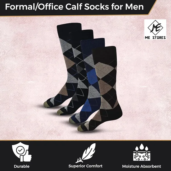 ME_STORES_Pack_of_4_Pairs_Mens_Combed_Cotton_Long_Full_Length_socks/Formal_Socks/Office_Socks/casual_(Free_Size)