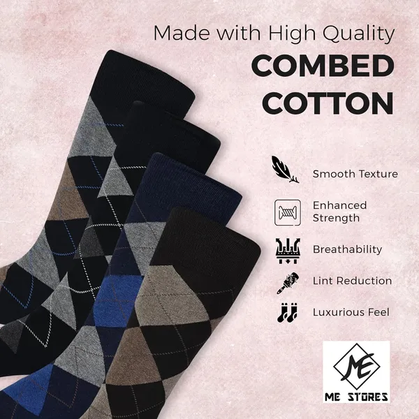 ME_STORES_Pack_of_4_Pairs_Mens_Combed_Cotton_Long_Full_Length_socks/Formal_Socks/Office_Socks/casual_(Free_Size)