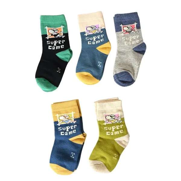 Pack_Of_5_Mercerised_Cotton_Socks_For_Kids