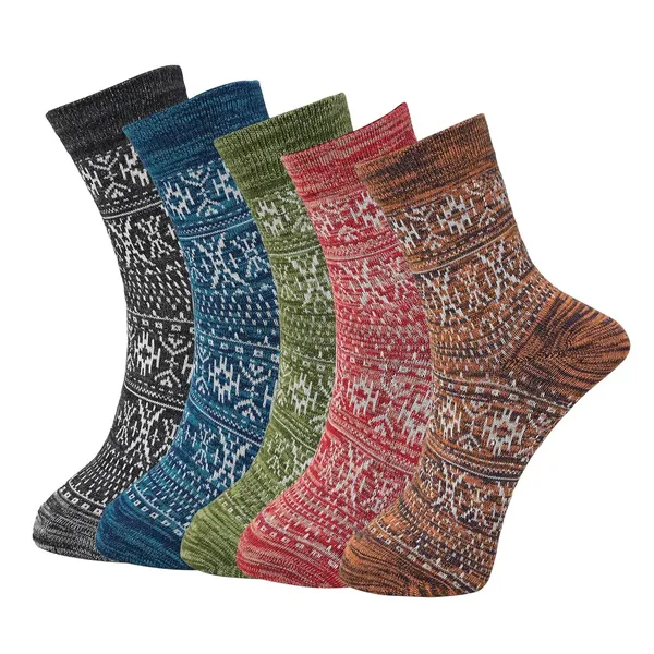 Pack_Of_5_Mercerised_Cotton_Ankle_Length_Socks_For_Women