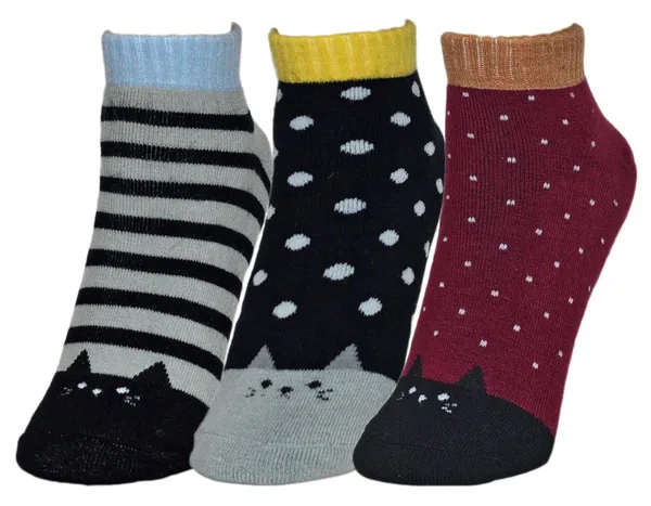 Pack_Of_3_PolyWool_Ankle_Length_Winter_Warm_Socks_For_Women