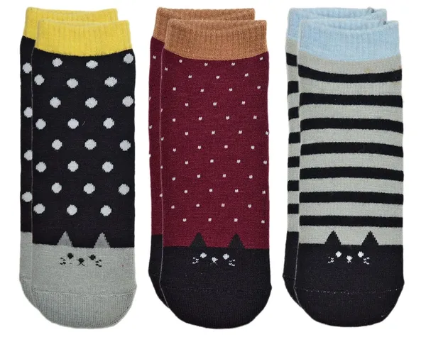 Pack_Of_3_PolyWool_Ankle_Length_Winter_Warm_Socks_For_Women