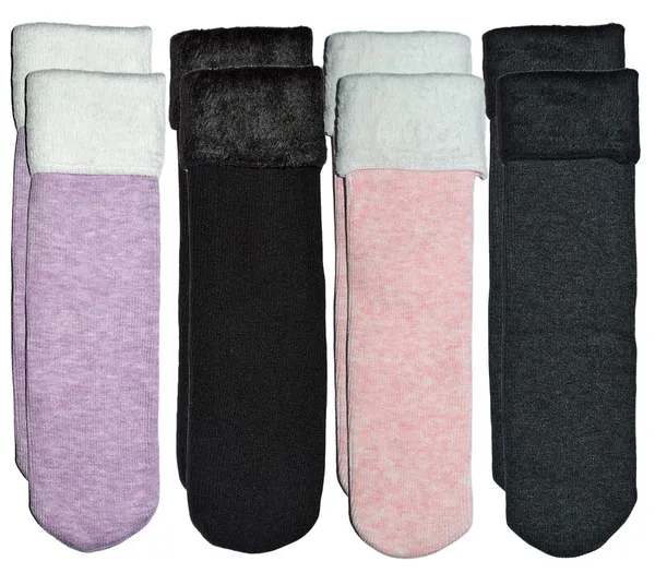 Pack_of_4_Poly_wool_Ankle_Length_Winter_Warm_Socks_For_Women