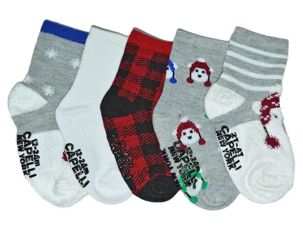 Pack_Of_5_Mercerised_Cotton_Ankle_Length_Socks_For_Kids