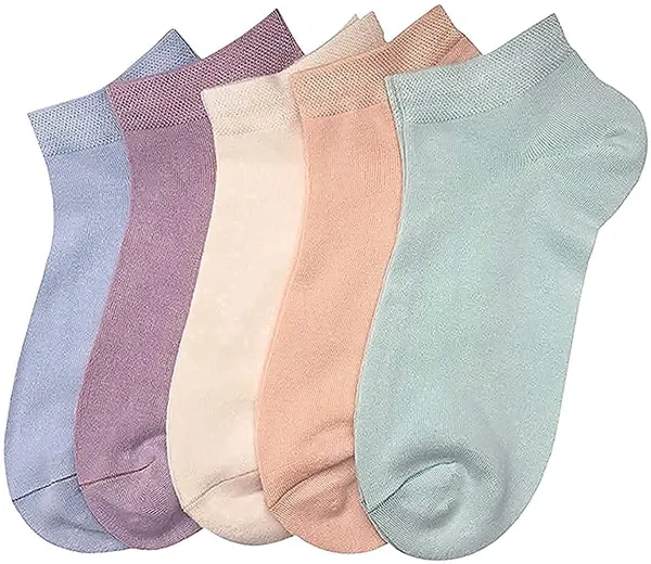 Pack_Of_5_Mercerised_Cotton_Ankle_Length_Socks_For_Women