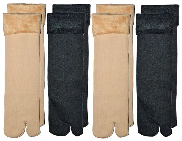 Pack_of_4_Poly_wool_Long_Full_Length_Winter_Warm_Socks_For_Women