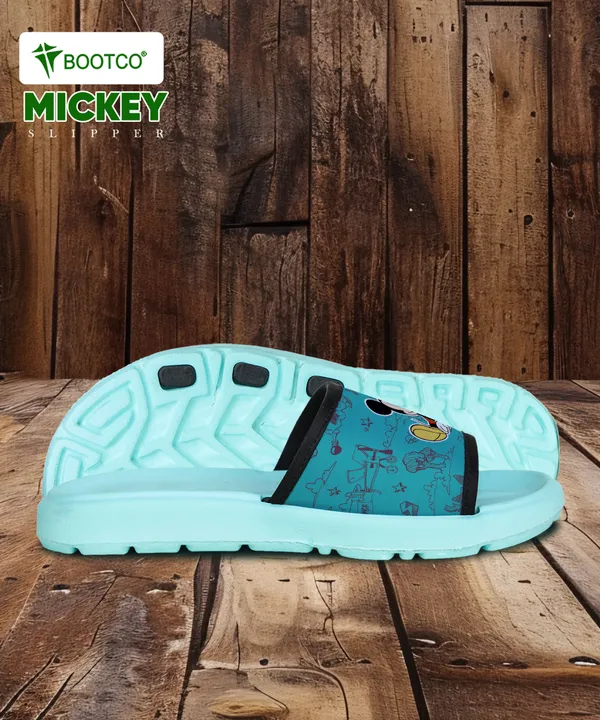 Teal_Green_Rubber_Lightweight_Stylish_Printed_Slides_For_Women