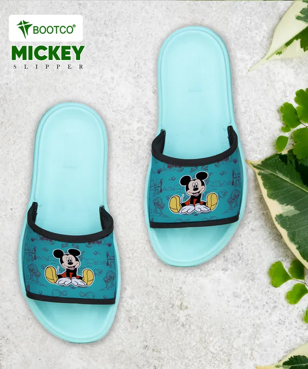 Teal_Green_Rubber_Lightweight_Stylish_Printed_Slides_For_Women