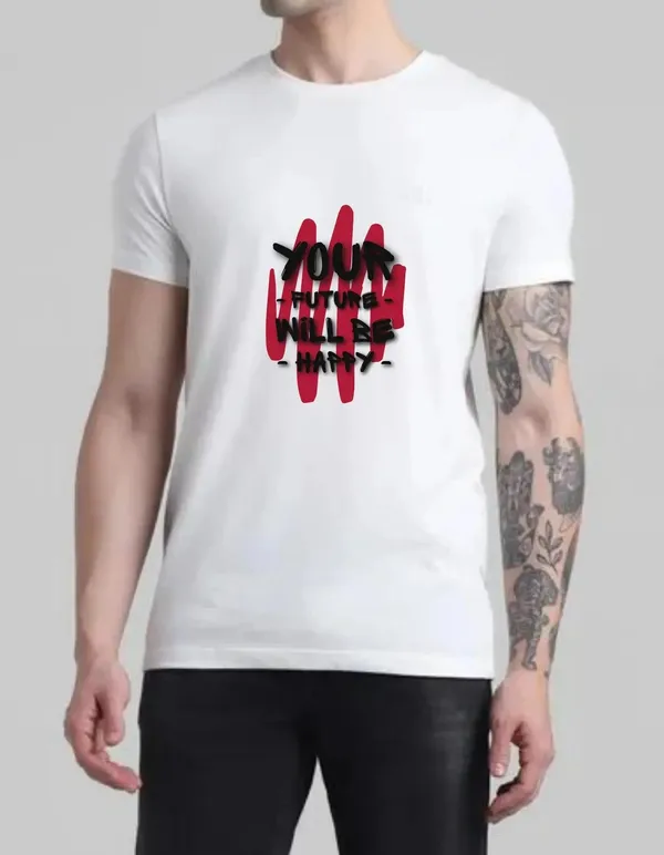 White_Cotton_Regular_Fit_T_Shirt_For_Men