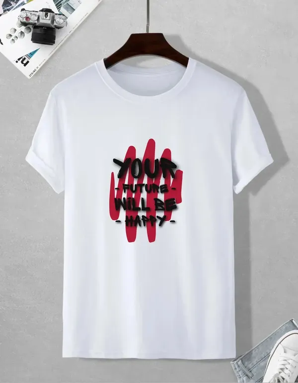 White_Cotton_Regular_Fit_T_Shirt_For_Men