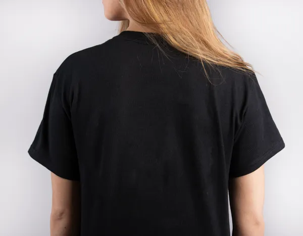 Black_Cotton_Regular_Fit_T_Shirt_For_Women