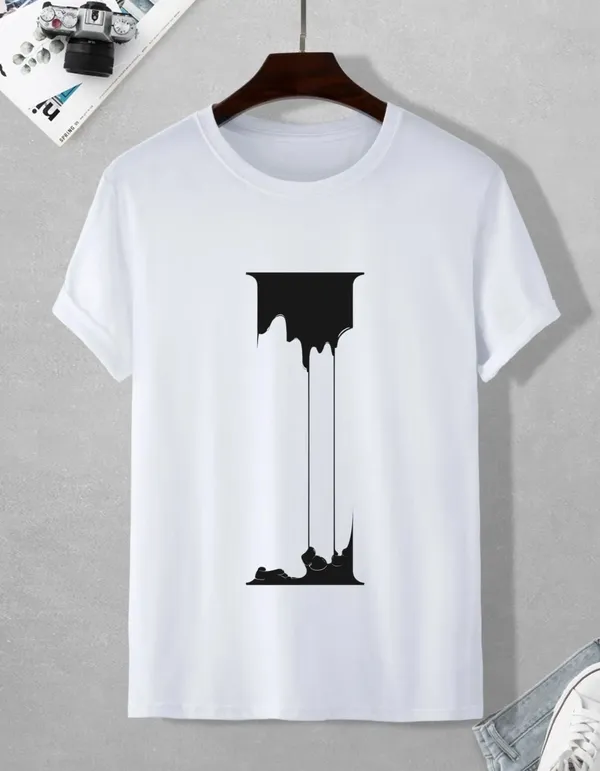 White_Cotton_Regular_Fit_T_Shirt_For_Unisex