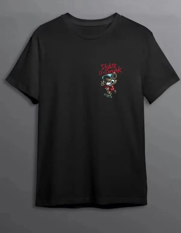 Black_Cotton_Regular_Fit_T_Shirt_For_Unisex