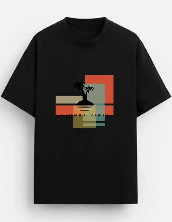 Black_Cotton_Regular_Fit_T_Shirt_For_Unisex