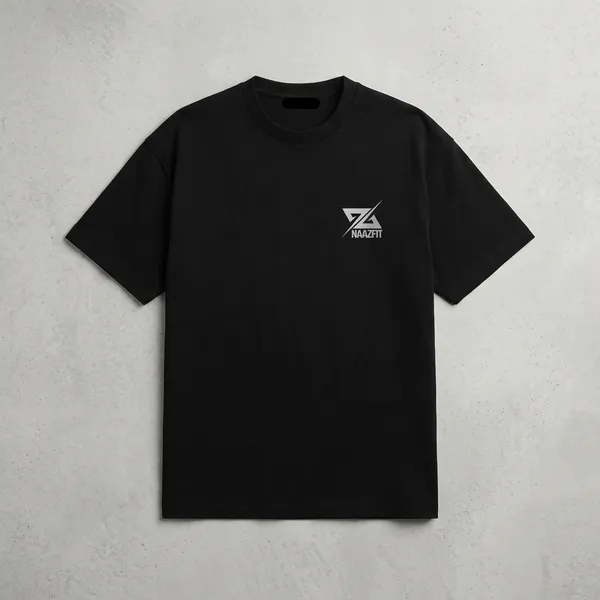 Black_Cotton_Regular_Fit_T_Shirt_For_Unisex
