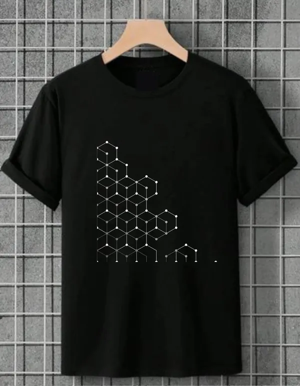 Black_Cotton_Regular_Fit_T_Shirt_For_Unisex