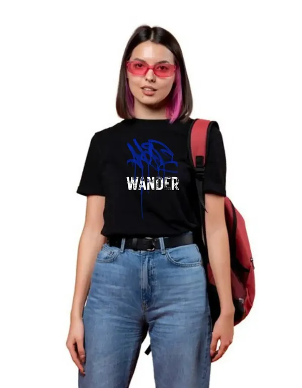 Black_Cotton_Regular_Fit_T_Shirt_For_Women