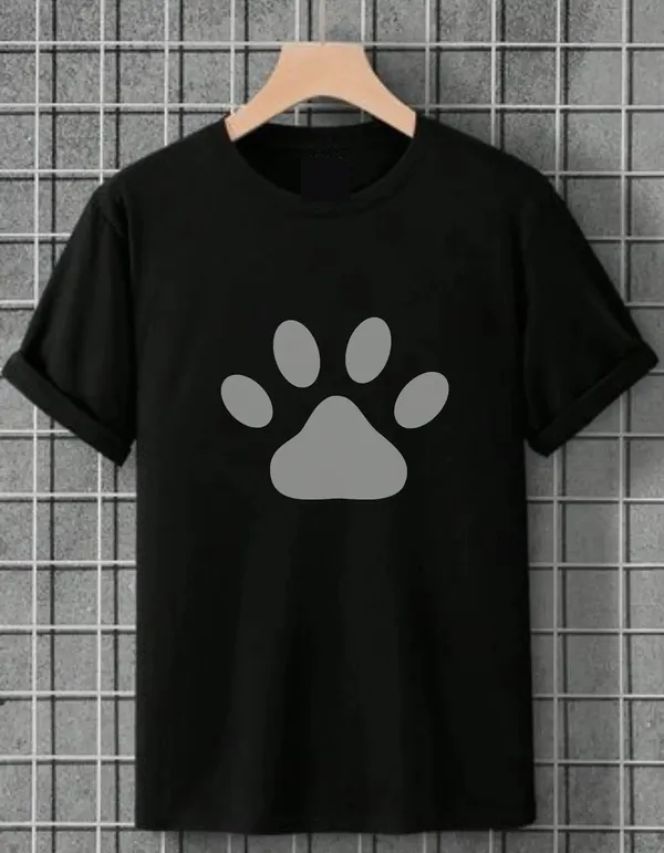 Black_Cotton_Regular_Fit_T_Shirt_For_Unisex