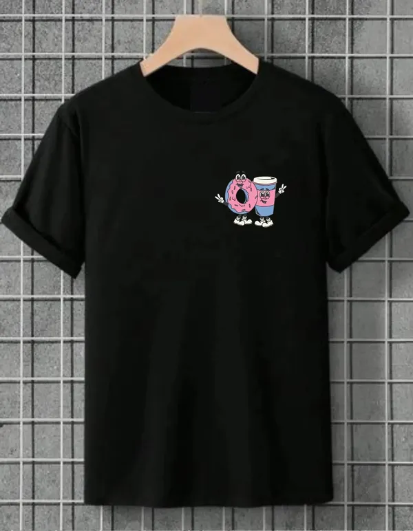 Black_Cotton_Regular_Fit_T_Shirt_For_Unisex