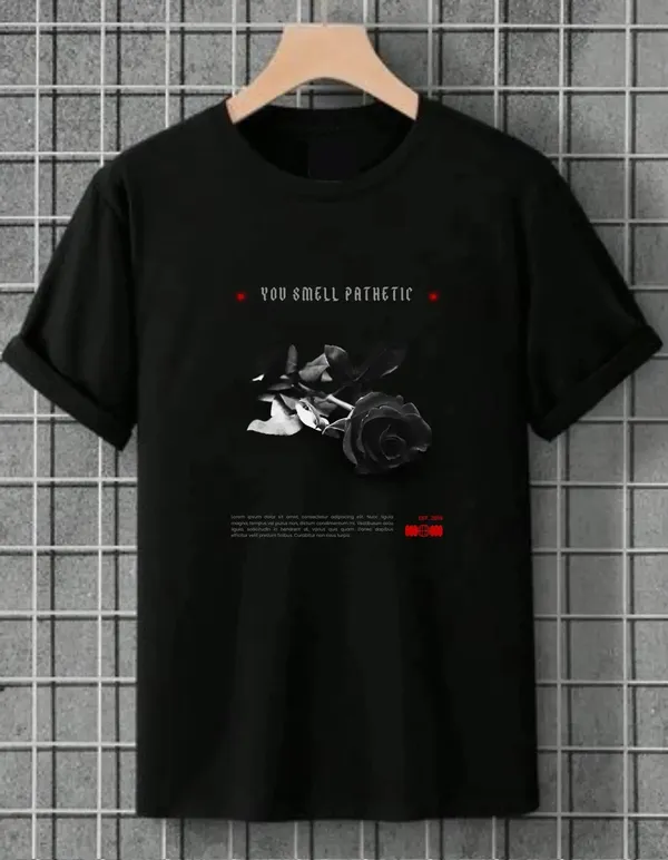 Black_Cotton_Regular_Fit_T_Shirt_For_Unisex