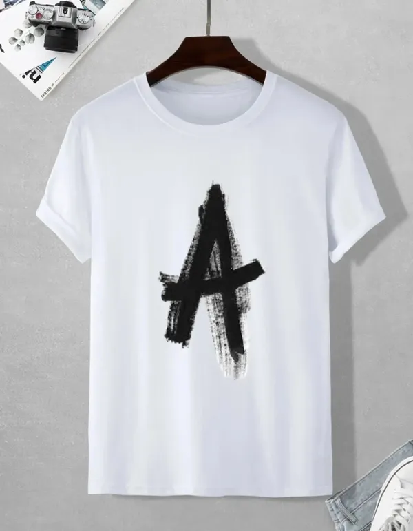 White_Cotton_Regular_Fit_T_Shirt_For_Unisex