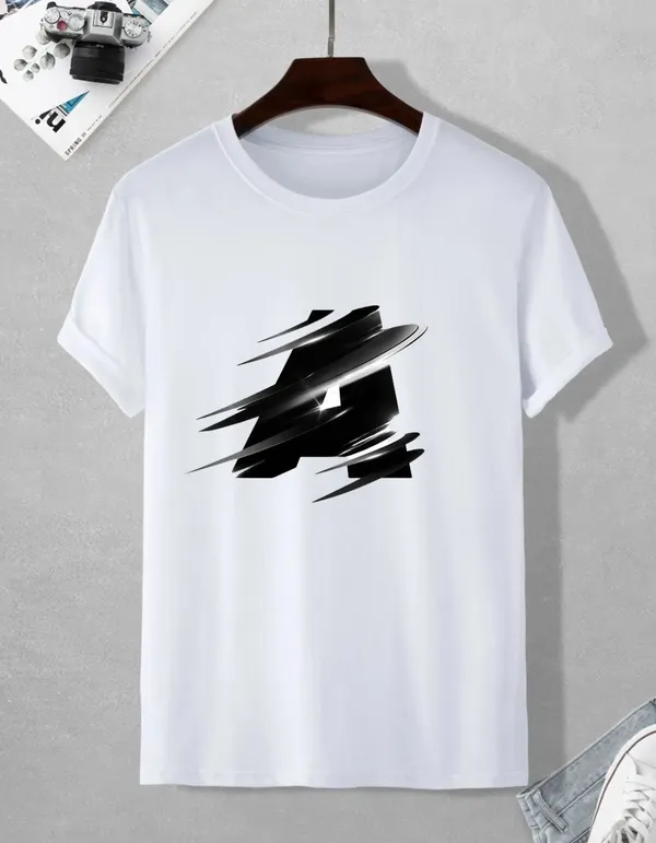 White_Cotton_Regular_Fit_T_Shirt_For_Unisex