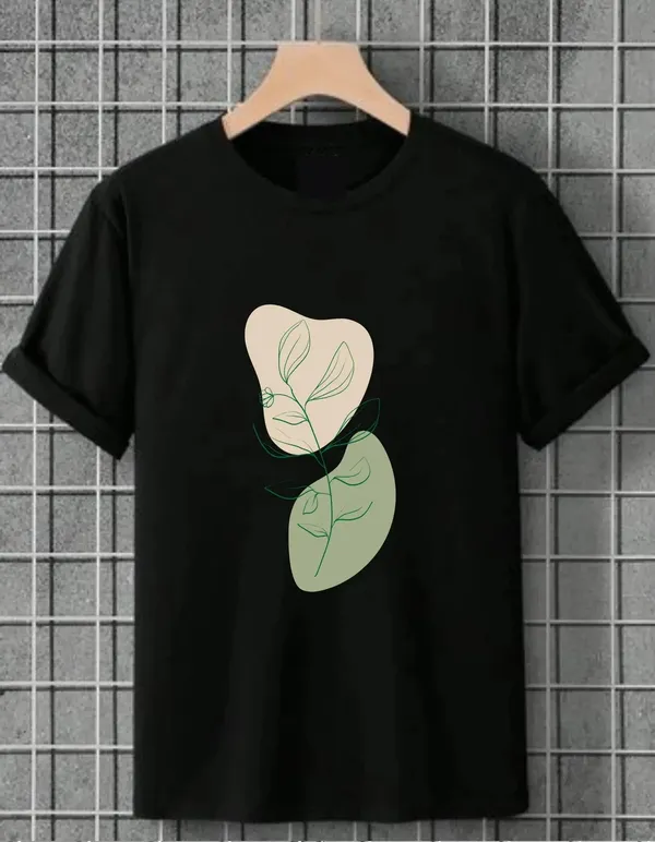 Black_Cotton_Regular_Fit_T_Shirt_For_Unisex