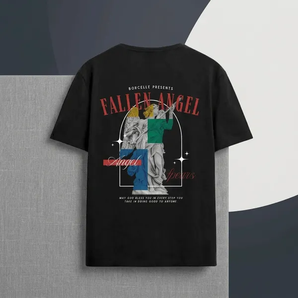 Black_Cotton_Regular_Fit_T_Shirt_For_Unisex