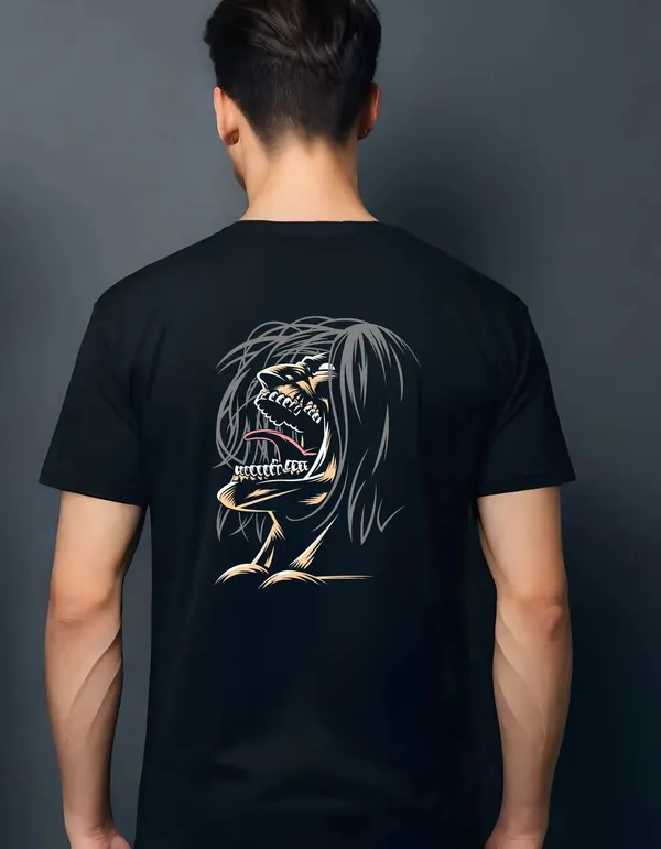 Black_Cotton_Regular_Fit_T_Shirt_For_Unisex