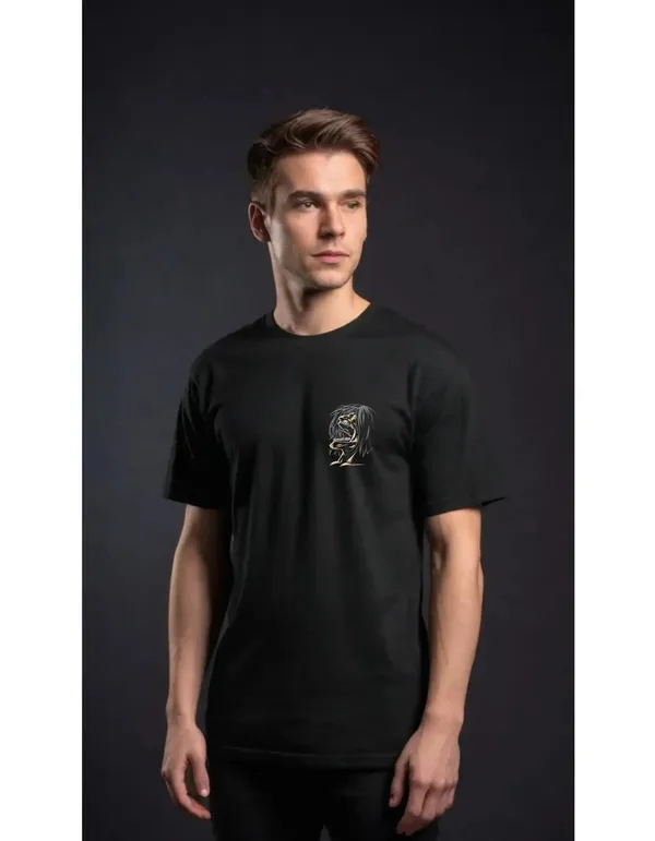 Black_Cotton_Regular_Fit_T_Shirt_For_Unisex