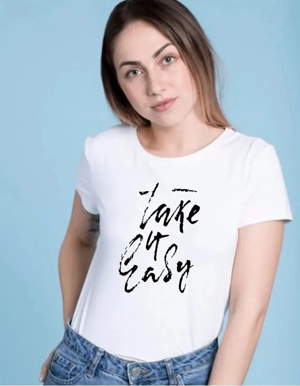 White_Cotton_Regular_Fit_T_Shirt_For_Women