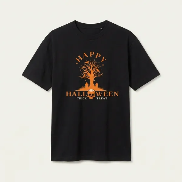 Black_Cotton_Regular_Fit_T_Shirt_For_Unisex