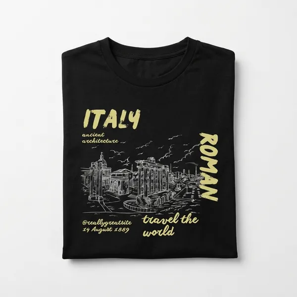 Black_Cotton_Regular_Fit_T_Shirt_For_Unisex