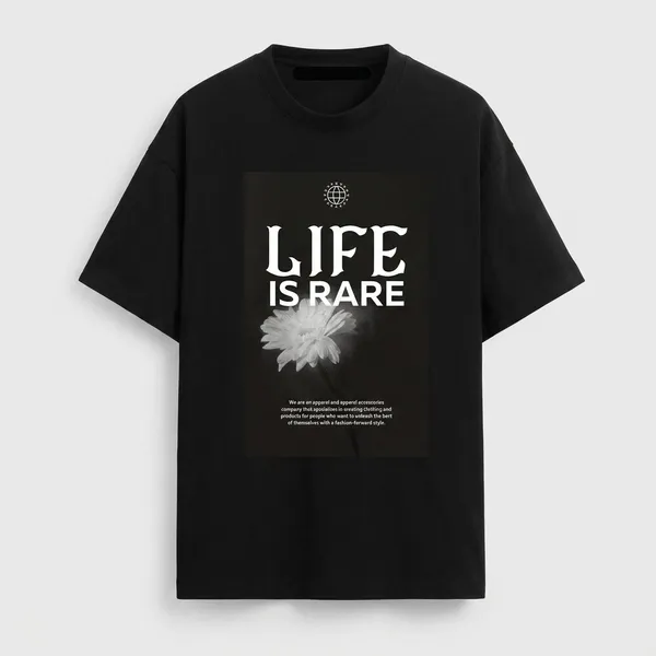 Black_Cotton_Regular_Fit_T_Shirt_For_Unisex