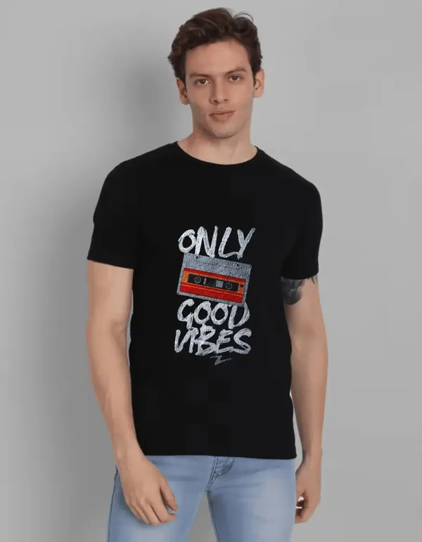 Black_Cotton_Regular_Fit_T_Shirt_For_Unisex