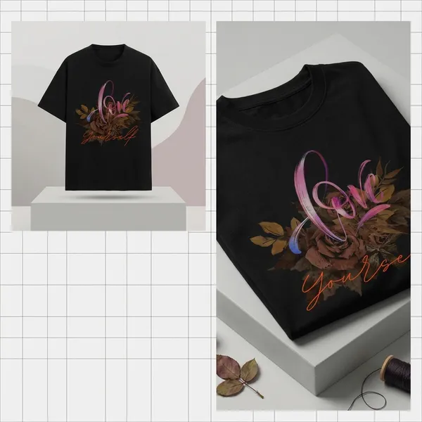 Black_OrganicCotton_Regular_Fit_T_Shirt_For_Unisex