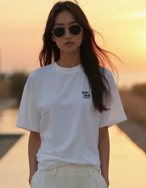 White_Cotton_Regular_Fit_T_Shirt_For_Women