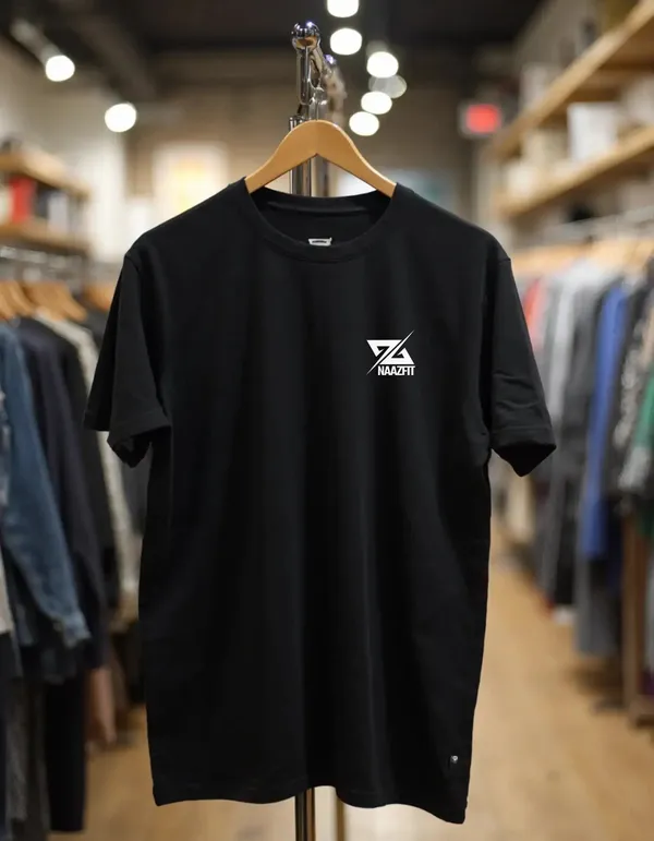 Black_Cotton_Regular_Fit_T_Shirt_For_Unisex