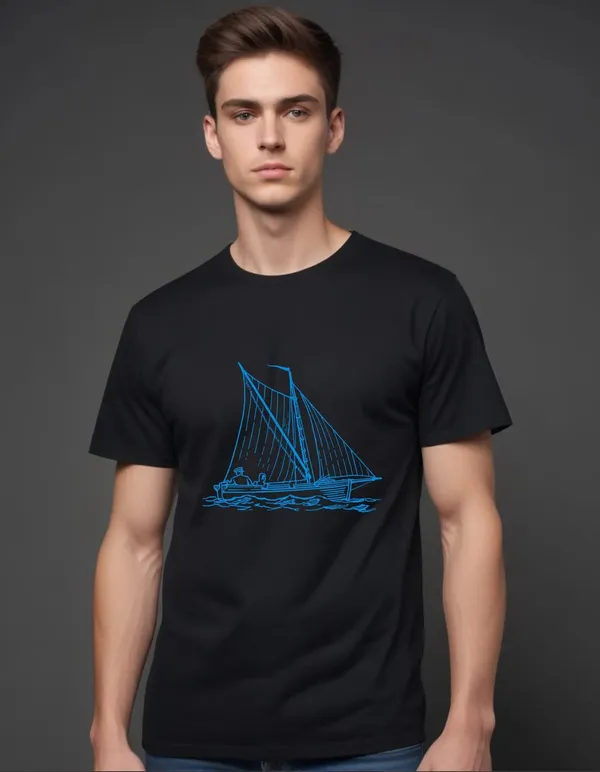 Black_Cotton_Regular_Fit_T_Shirt_For_Unisex