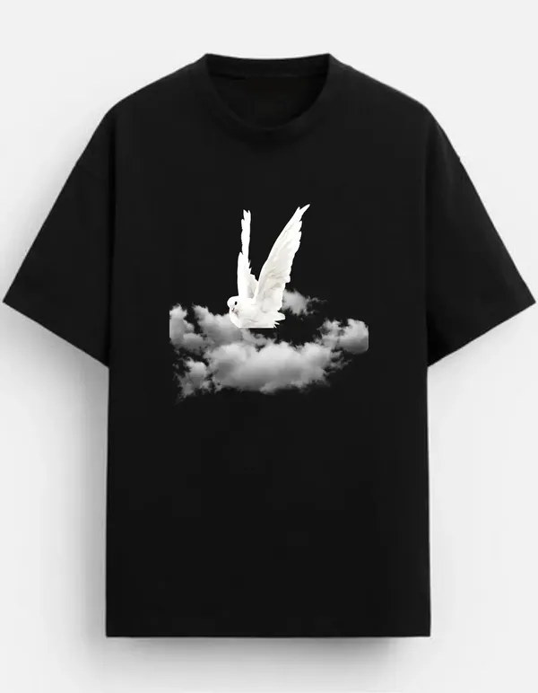 Black_Cotton_Regular_Fit_T_Shirt_For_Unisex