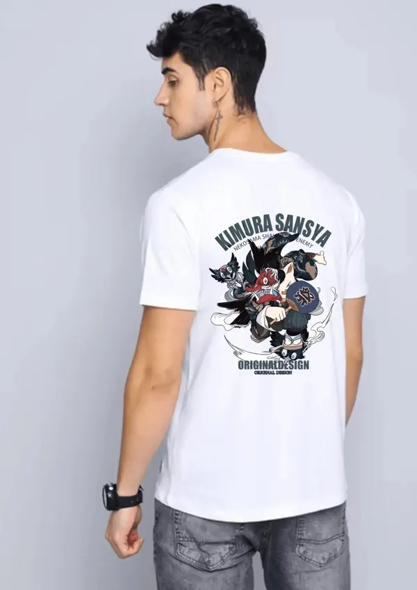 White_Cotton_Regular_Fit_T_Shirt_For_Unisex