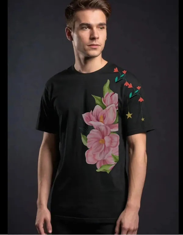 Black_Cotton_Regular_Fit_T_Shirt_For_Unisex