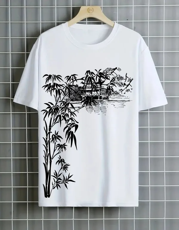 White_Cotton_Regular_Fit_T_Shirt_For_Unisex