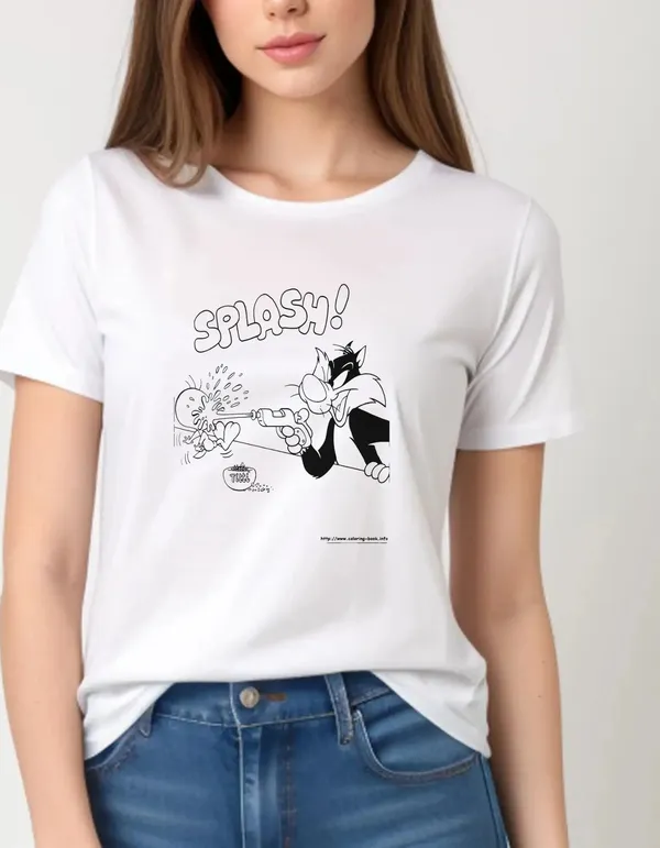 White_Cotton_Regular_Fit_T_Shirt_For_Women