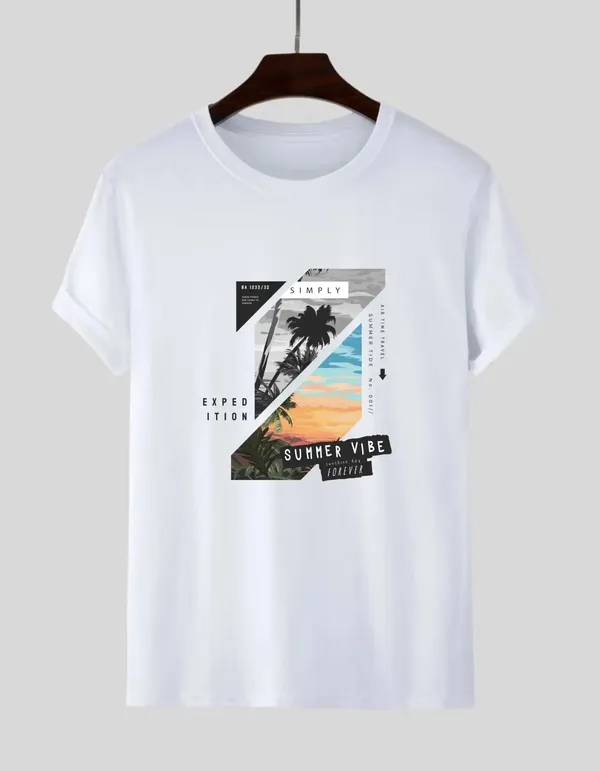 White_Cotton_Regular_Fit_T_Shirt_For_Unisex