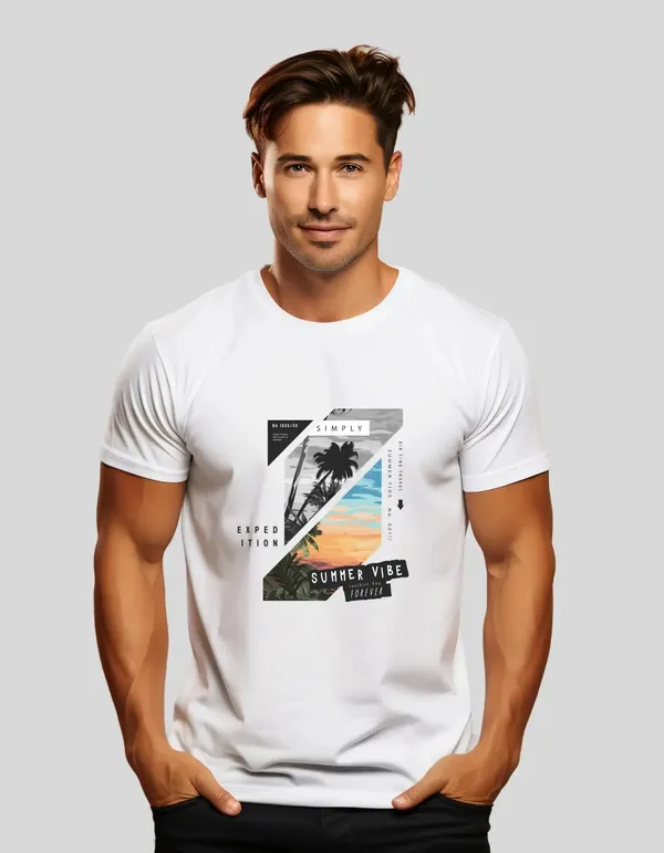 White_Cotton_Regular_Fit_T_Shirt_For_Unisex