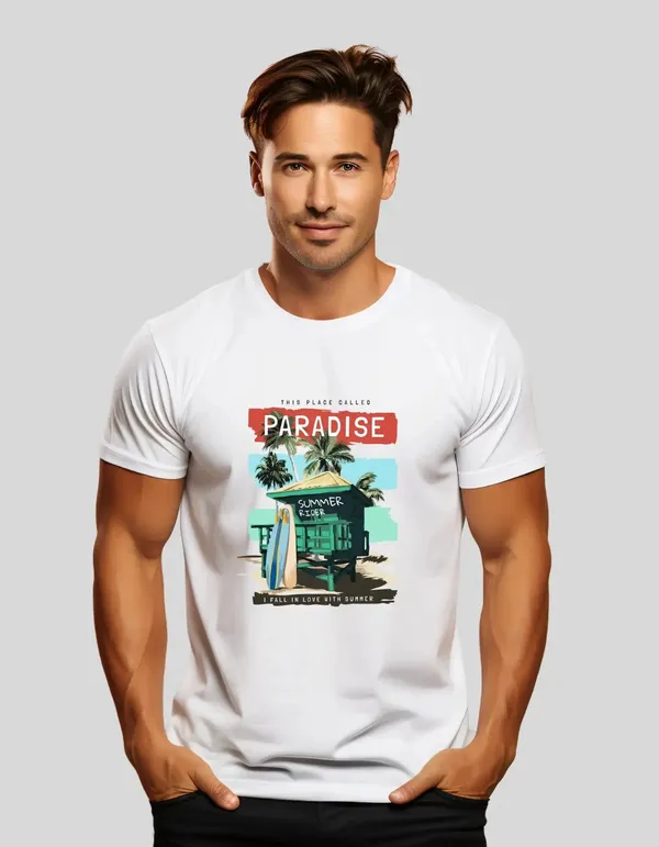 White_Cotton_Regular_Fit_T_Shirt_For_Unisex