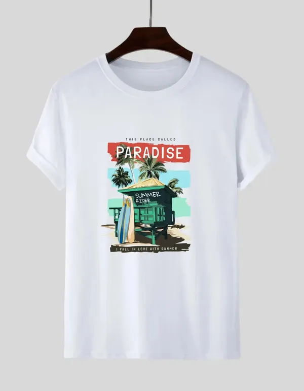 White_Cotton_Regular_Fit_T_Shirt_For_Unisex